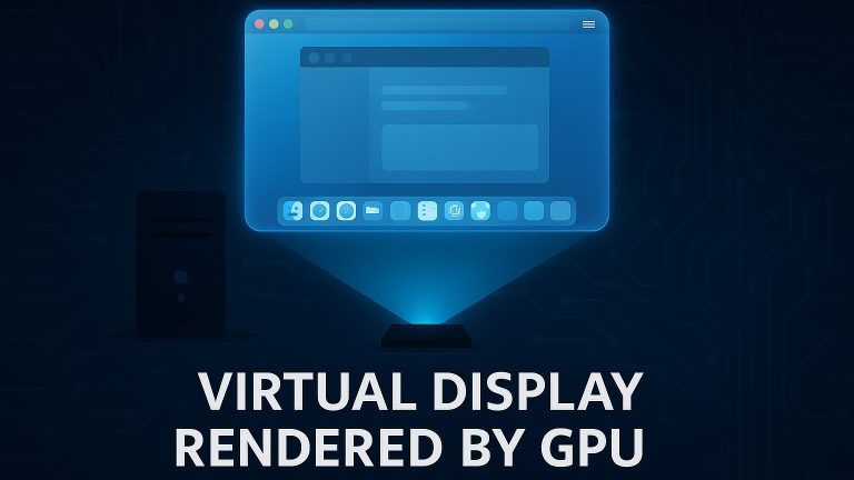 无头机上启用核显加速的虚拟屏幕供远程使用